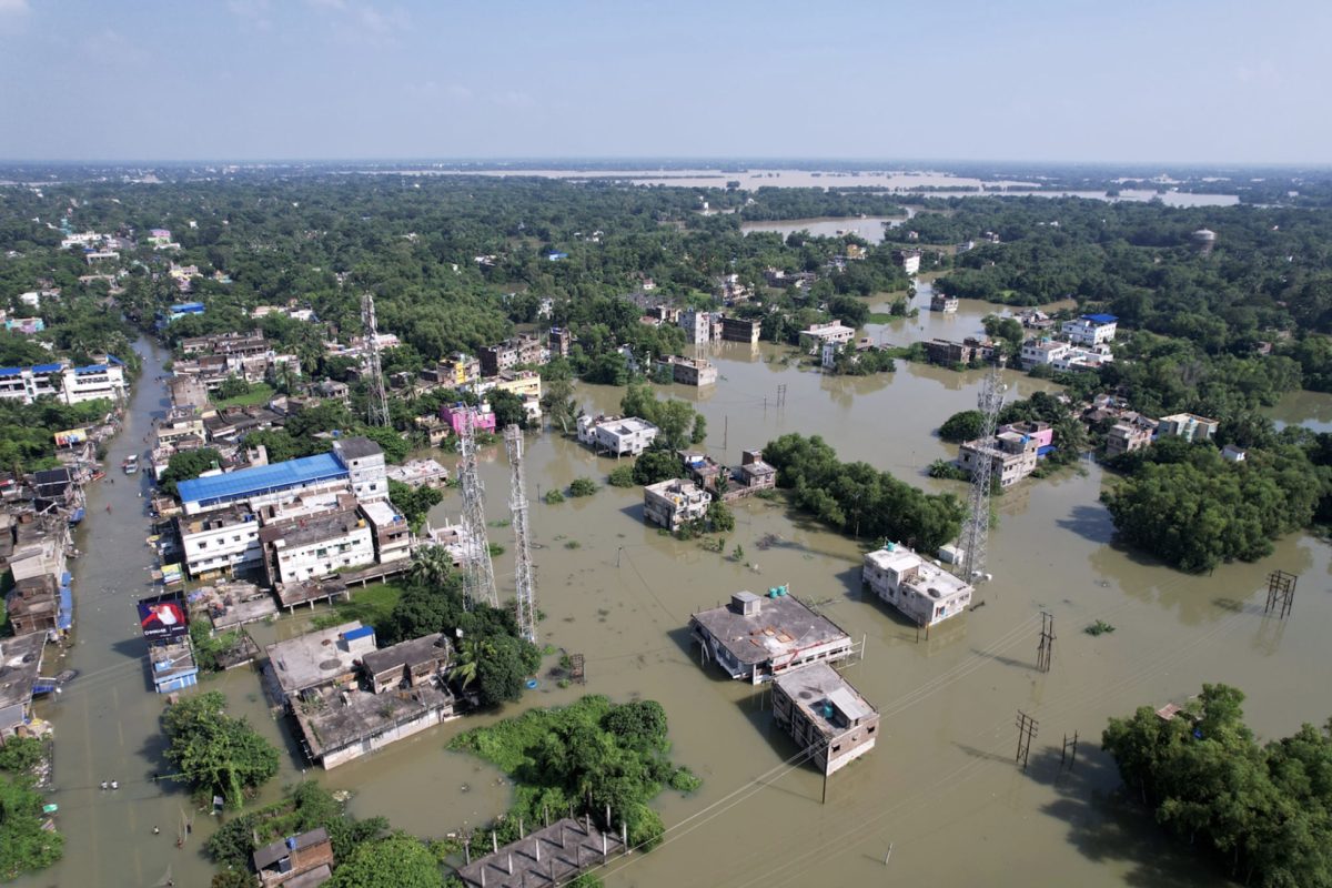 Along with immense heat waves, torrential rain also affected Gahtal, India.
Image credit: Samir Mondal on Facebook
